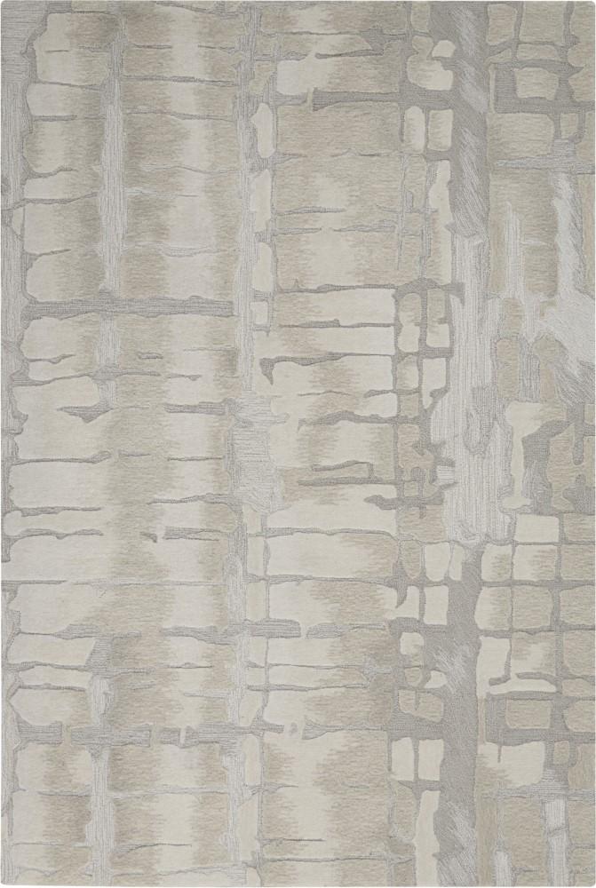 Nourison - Symmetry SMM04 Ivory and Beige 39in x 59in Area Rug - SMM04-99446495747 veiw 1
