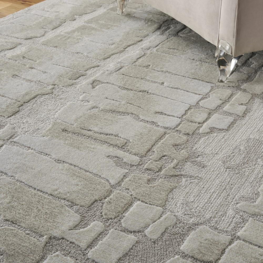Nourison - Symmetry SMM04 Ivory and Beige 39in x 59in Area Rug - SMM04-99446495747 veiw 3