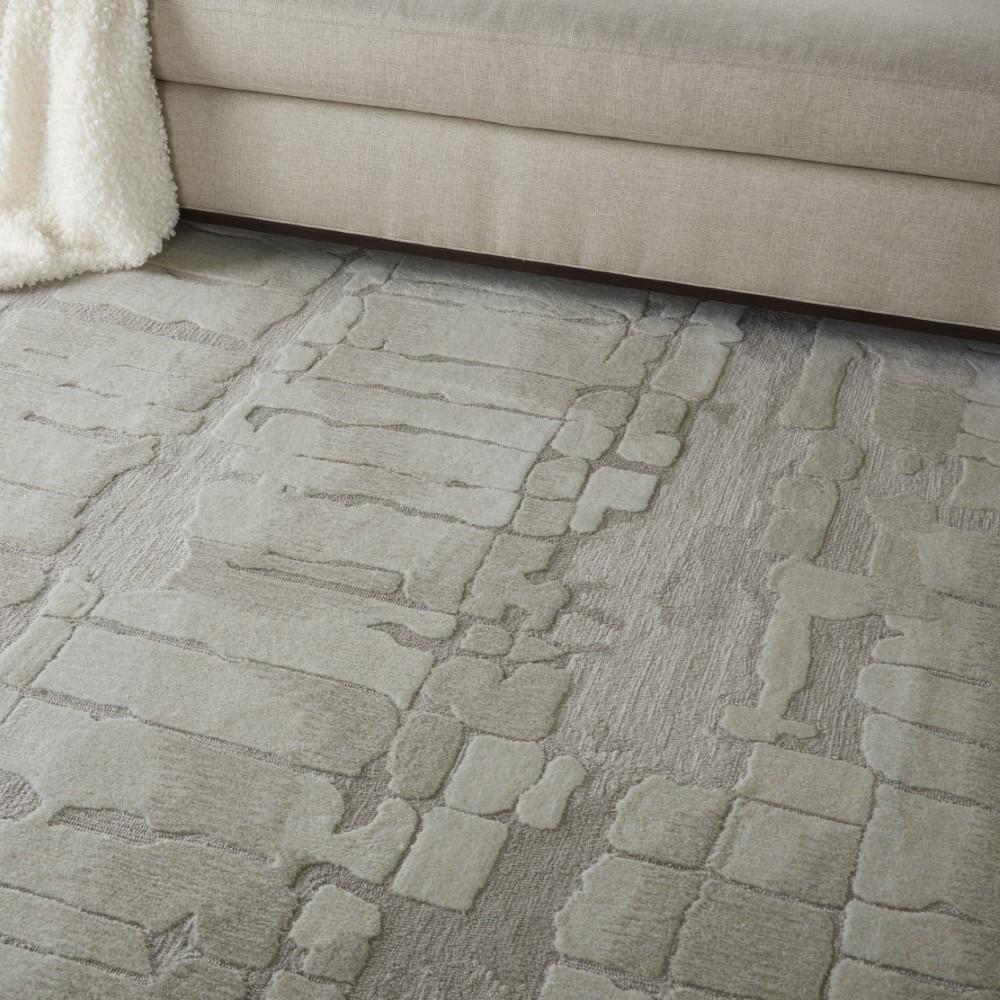 Nourison - Symmetry SMM04 Ivory and Beige 86in x 116in Oversized Textured Rug - SMM04-99446495723 veiw 3