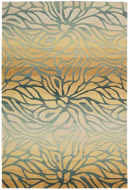 Nourison - Contour CON25 Green 8 x 106in Rug - CON25-99446130075 veiw 1