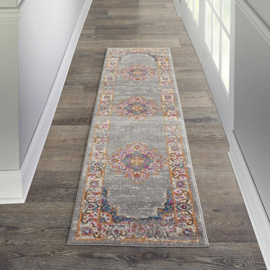 Nourison - Passion PSN03 Bone 22in x 76in Hallway Rug - PSN03-99446397850 veiw 2