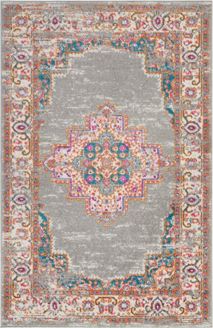 Nourison - Passion PSN03 Bone 39in x 59in Vintage Area Rug - PSN03-99446397805 veiw 1