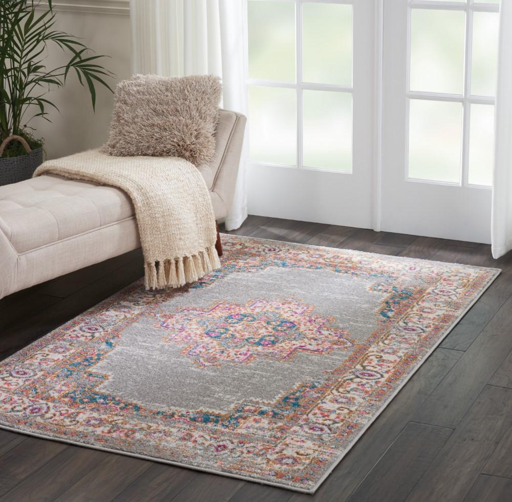 Nourison - Passion PSN03 Bone 39in x 59in Vintage Area Rug - PSN03-99446397805 veiw 2