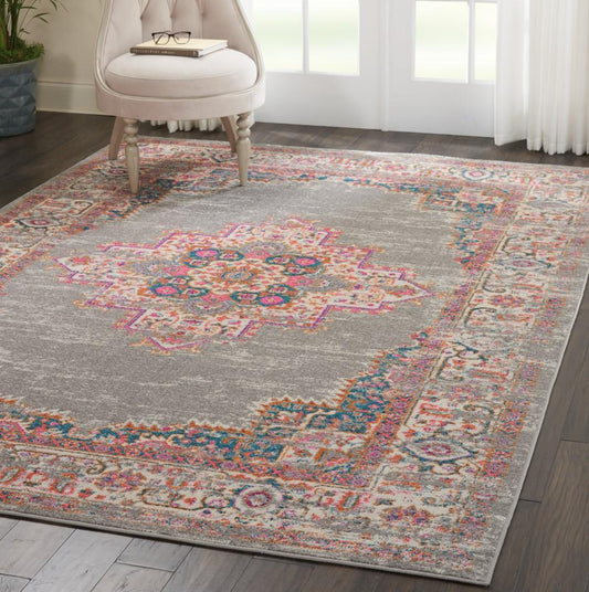 Nourison - Passion PSN03 Bone 67in x 96in Large Rug - PSN03-99446397843 veiw 2