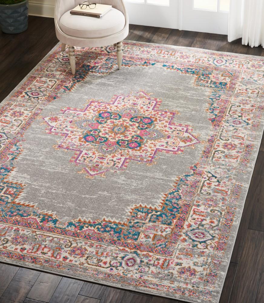 Nourison - Passion PSN03 Bone 67in x 96in Large Rug - PSN03-99446397843 veiw 3
