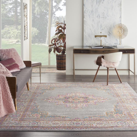Nourison - Passion PSN03 Bone 8x10 Large Rug - PSN03-99446397829 veiw 2