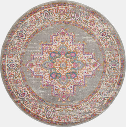 Nourison - Passion PSN03 Bone 8 x Round Large Rug - PSN03-99446457578 veiw 1