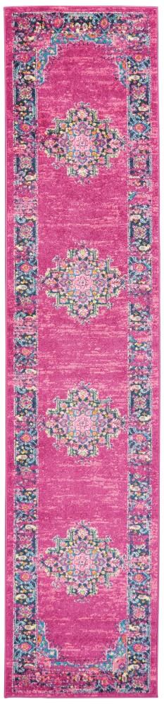 Nourison - Passion PSN03 Pink 22in x 10 Hallway Rug - PSN03-99446456045 veiw 1