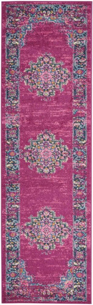 Nourison - Passion PSN03 Pink 22in x 76in Hallway Rug - PSN03-99446387646 veiw 1