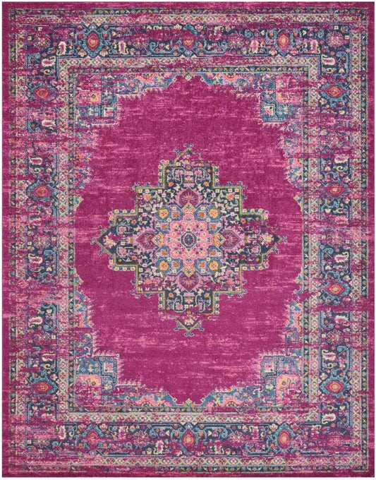 Nourison - Passion PSN03 Pink 8x10 Large Rug - PSN03-99446389732 veiw 1
