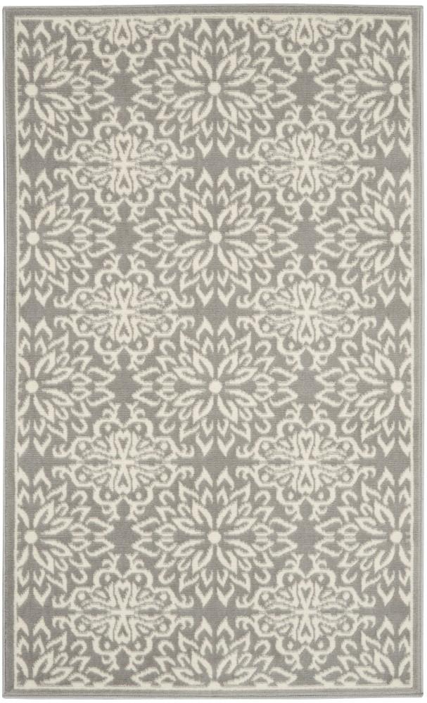 Nourison - Jubilant JUB06 Bone 3x5 Small Floral Area Rug - JUB06-99446785244 veiw 1