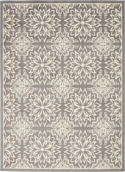 Nourison - Jubilant JUB06 Bone 6x9 Beach Area Rug - JUB06-99446478405 veiw 1
