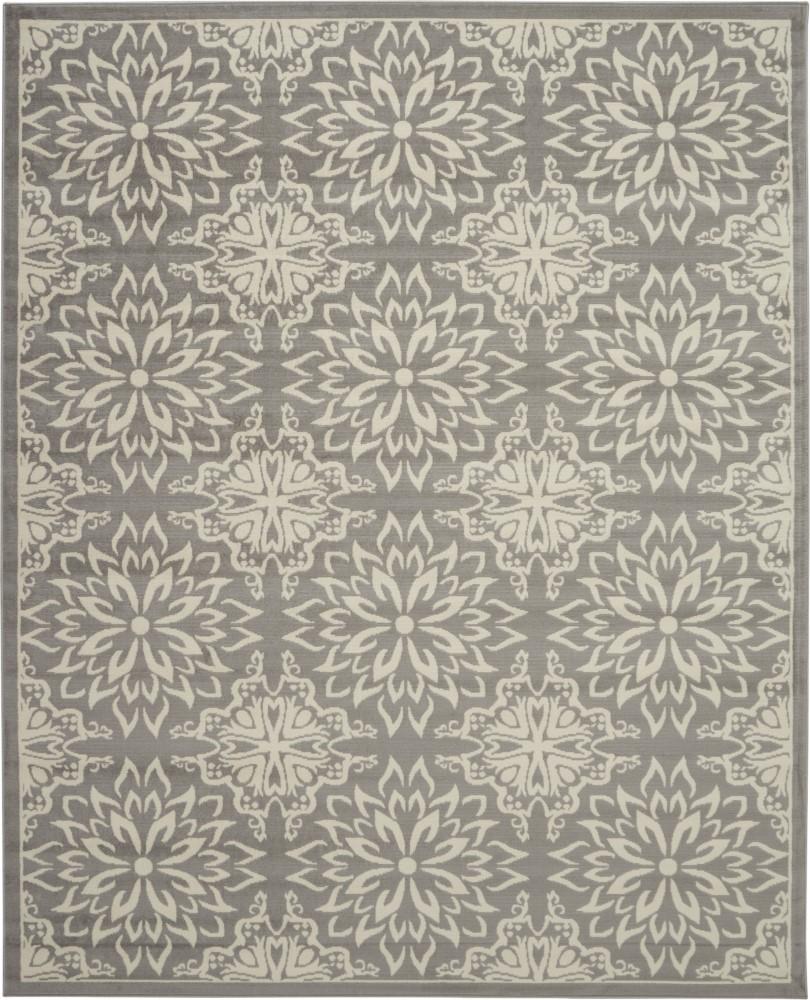 Nourison - Jubilant JUB06 Bone 710in x 910in Large Low-pile Rug - JUB06-99446478412 veiw 1