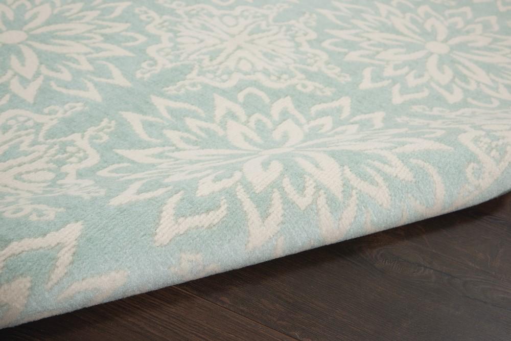Nourison - Jubilant JUB06 Aqua 53in x 73in Beach Area Rug - JUB06-99446478306 veiw 2