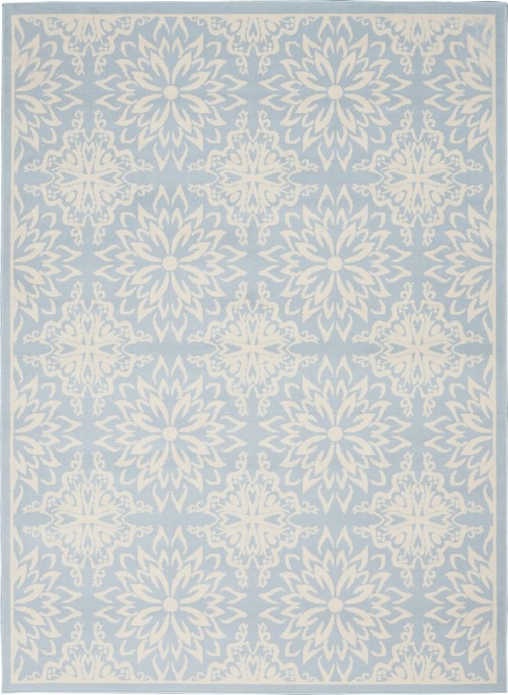 Nourison - Jubilant JUB06 Light Blue 4x6 Beach Area Rug - JUB06-99446478443 veiw 1