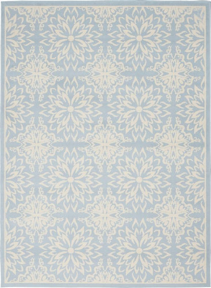 Nourison - Jubilant JUB06 Light Blue 4x6 Beach Area Rug - JUB06-99446478443 veiw 1