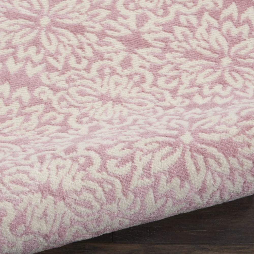 Nourison - Jubilant JUB06 Pink 23in x 73in Low-pile Hallway Rug - JUB06-99446478528 veiw 2