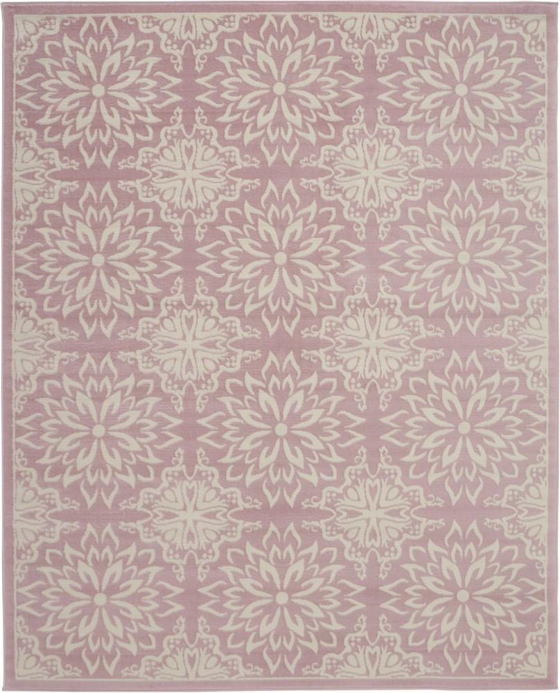 Nourison - Jubilant JUB06 Pink 710in x 910in Large Low-pile Rug - JUB06-99446478573 veiw 1