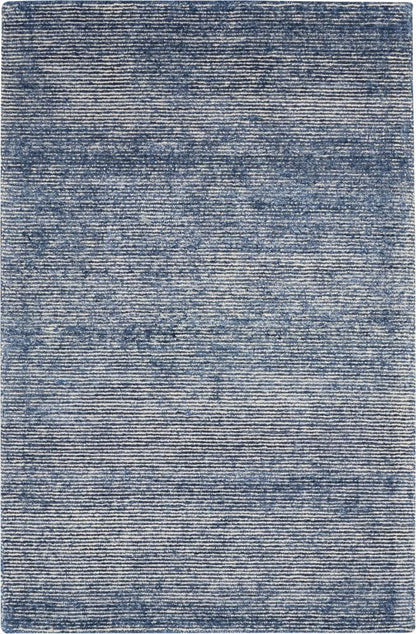 Nourison - Weston WES01 Blue 53in x 75in Contemporary Area Rug - WES01-99446010681 veiw 1