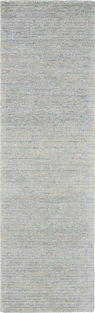 Nourison - Weston WES01 Light Blue 23in x 76in Textured Hallway Rug - WES01-99446008244 veiw 1