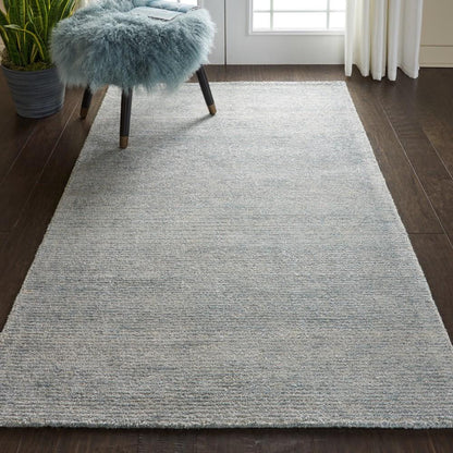 Nourison - Weston WES01 Light Blue 53in x 75in Contemporary Area Rug - WES01-99446008510 veiw 2