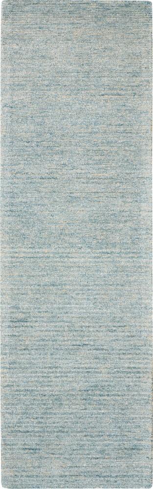 Nourison - Weston WES01 Light Blue 23in x 76in Textured Hallway Rug - WES01-99446008701 veiw 1