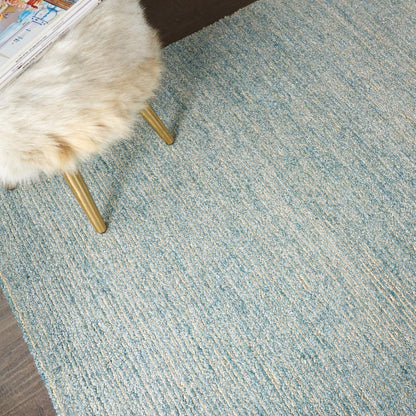 Nourison - Weston WES01 Light Blue 53in x 75in Contemporary Area Rug - WES01-99446008879 veiw 3