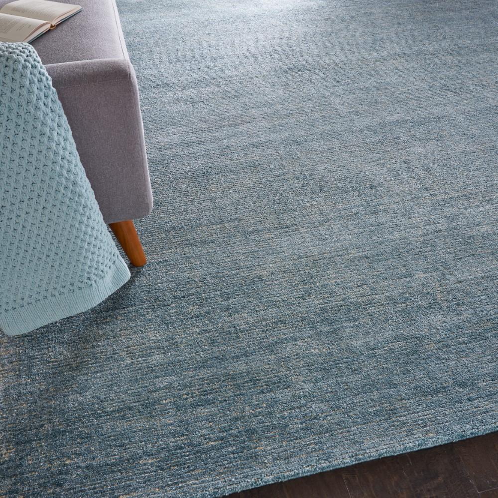 Nourison - Weston WES01 Light Blue 8 x 106in Oversized Textured Rug - WES01-99446008961 veiw 3