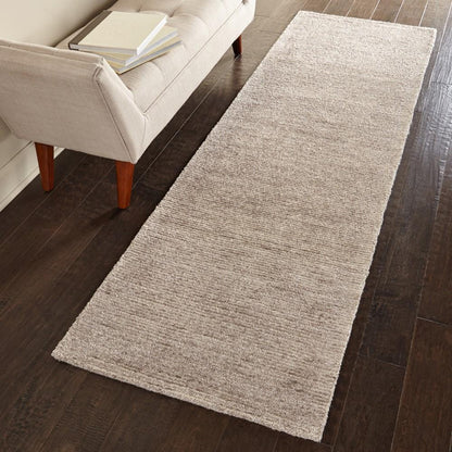 Nourison - Weston WES01 Beige 23in x 76in Textured Hallway Rug - WES01-99446001948 veiw 2