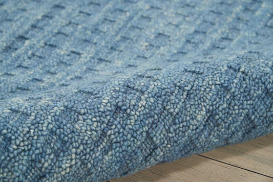 Nourison - Marana MNN01 Blue 8 x 106in Oversized Wool Rug - MNN01-99446400338 veiw 2