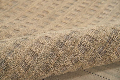 Nourison - Marana MNN01 Beige 8 x 106in Oversized Wool Rug - MNN01-99446400260 veiw 2