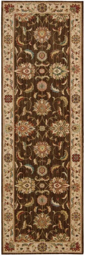 Nourison - Living Treasures LI04 Brown 26in x 8 Hallway Rug - LI04-99446669292_CLOSEOUT veiw 1