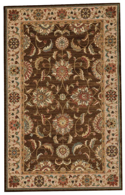 Nourison - Living Treasures LI04 Brown 36in x 56in Area Rug - LI04-99446671639 veiw 1