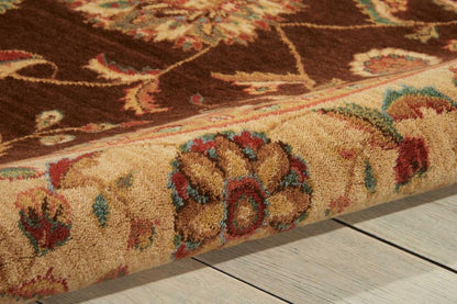 Nourison - Living Treasures LI04 Brown 510in x Round Area Rug - LI04-99446673978_CLOSEOUT veiw 2