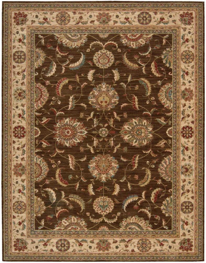 Nourison - Living Treasures LI04 Brown 83in x 113in Rug - LI04-99446677396_CLOSEOUT veiw 1