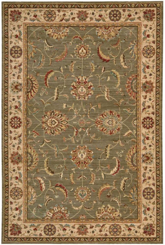 Nourison - Living Treasures LI04 Green 56in x 83in Area Rug - LI04-99446672537_CLOSEOUT veiw 1