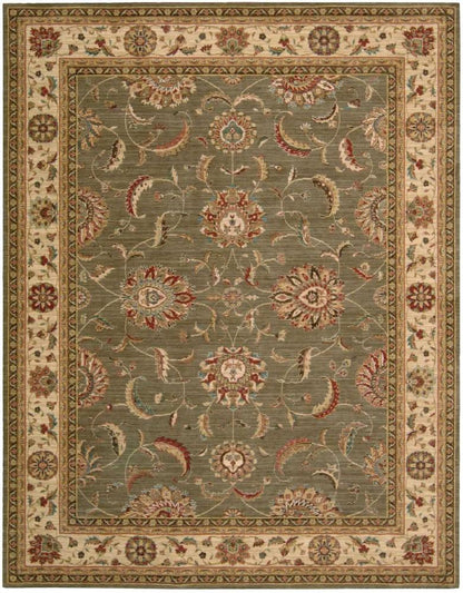 Nourison - Living Treasures LI04 Green 99in x 139in Rug - LI04-99446678294_CLOSEOUT veiw 1