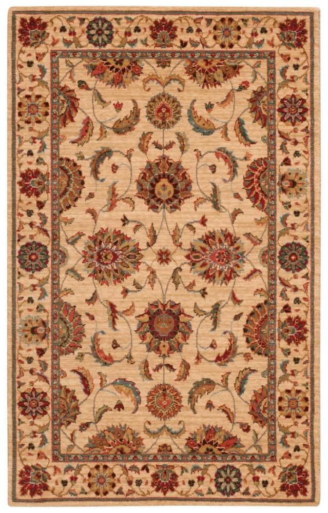Nourison - Living Treasures LI04 Beige and Red 36in x 56in Area Rug - LI04-99446181800_CLOSEOUT veiw 1