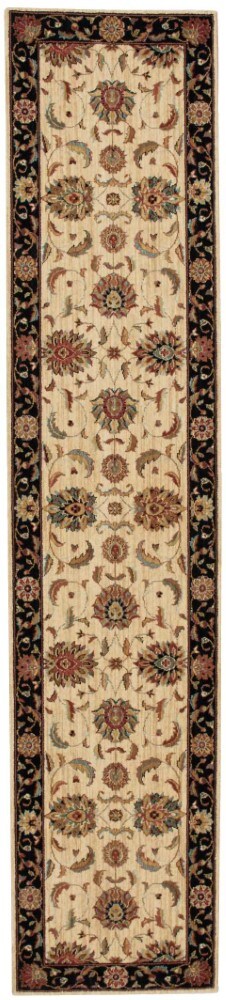 Nourison - Living Treasures LI04 Beige Multicolor 26in x 12 Hallway Rug - LI04-99446670465_CLOSEOUT veiw 1