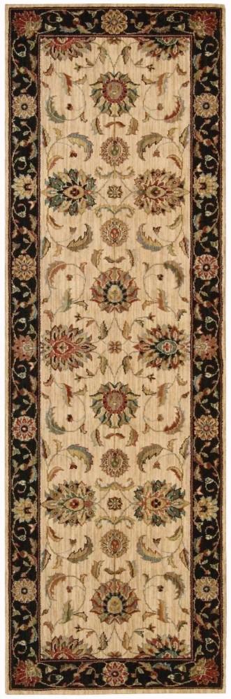 Nourison - Living Treasures LI04 Beige Multicolor 26in x 8 Hallway Rug - LI04-99446669209_CLOSEOUT veiw 1