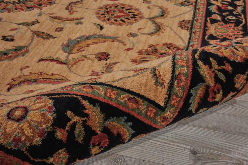 Nourison - Living Treasures LI04 Beige Multicolor 510in x Round Area Rug - LI04-99446673886_CLOSEOUT veiw 2