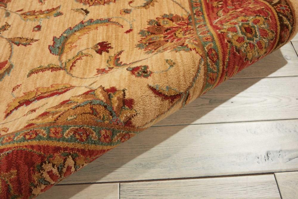 Nourison - Living Treasures LI04 Beige Multicolor 510in x Round Area Rug - LI04-99446673794_CLOSEOUT veiw 2
