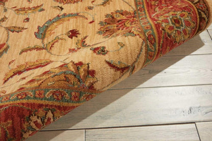 Nourison - Living Treasures LI04 Beige Multicolor 510in x Round Area Rug - LI04-99446673794_CLOSEOUT veiw 2