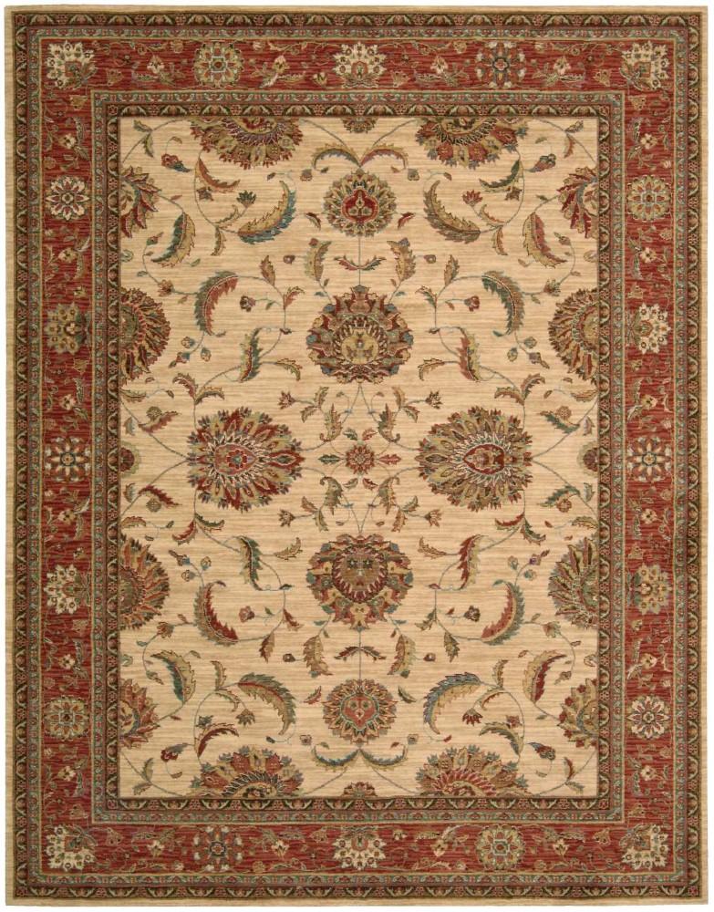Nourison - Living Treasures LI04 Beige Multicolor 76in x 96in Rug - LI04-99446676139_CLOSEOUT veiw 1