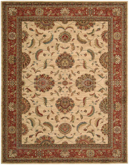 Nourison - Living Treasures LI04 Beige Multicolor 76in x 96in Rug - LI04-99446676139_CLOSEOUT veiw 1