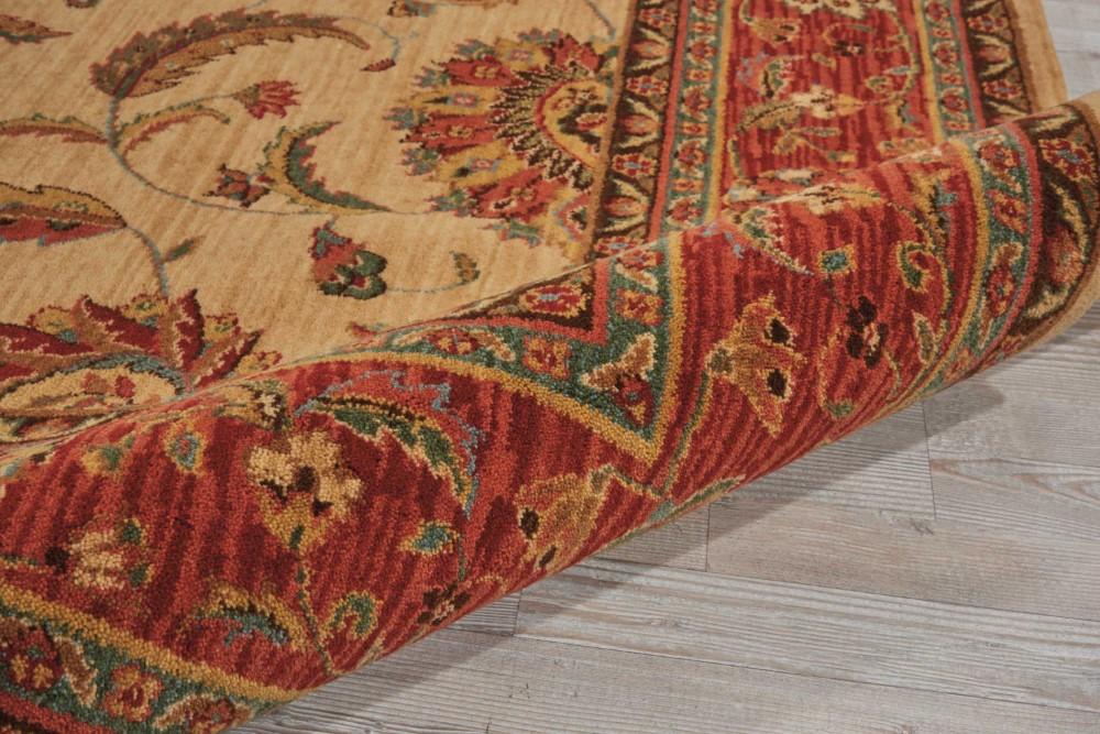 Nourison - Living Treasures LI04 Beige Multicolor 76in x 96in Rug - LI04-99446676139_CLOSEOUT veiw 2