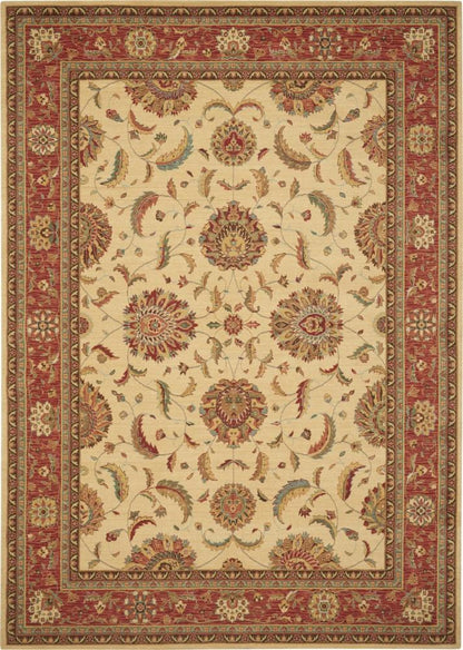 Nourison - Living Treasures LI04 Beige Multicolor 83in x 113in Rug - LI04-99446677211_CLOSEOUT veiw 1