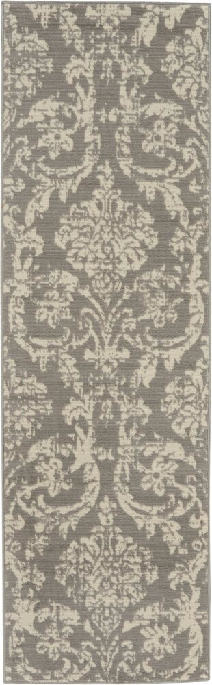 Nourison - Jubilant JUB09 Bone 23in x 73in Low-pile Hallway Rug - JUB09-99446478900 veiw 1