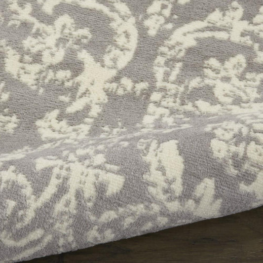 Nourison - Jubilant JUB09 Bone 23in x 73in Low-pile Hallway Rug - JUB09-99446478900 veiw 2