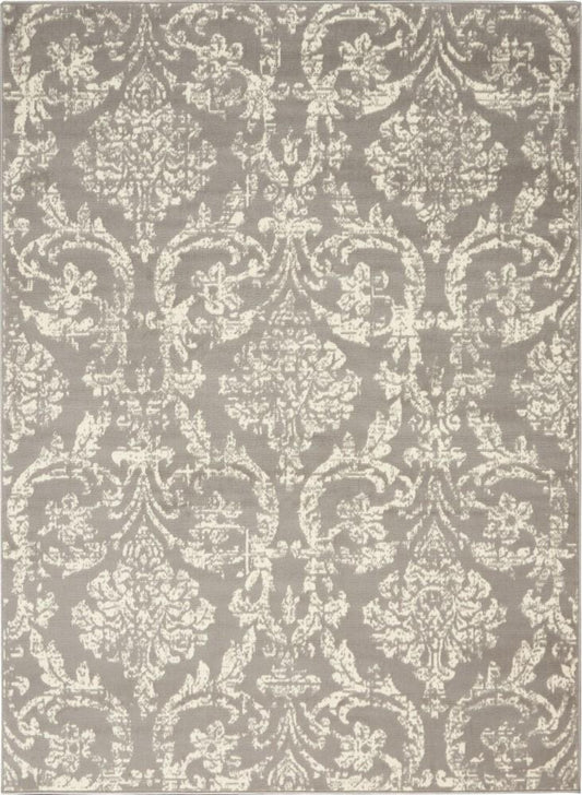 Nourison - Jubilant JUB09 Bone 4x6 Farmhouse Area Rug - JUB09-99446478917 veiw 1